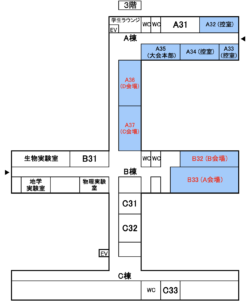 2025年連合発表会 会場建物地図